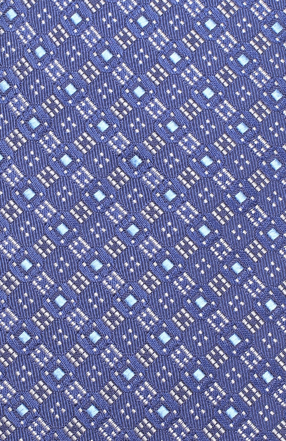 Шелковый галстук с узором TURNBULL & ASSER, арт. TIE002-BB403, фото 3