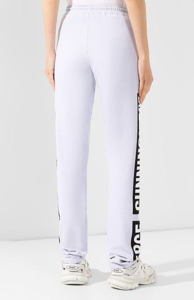 Хлопковые брюки ACNE STUDIOS голубого цвета по цене 34050 руб., арт. AK0113, фото 4 Хлопковые брюки ACNE STUDIOS, арт. AK0113, фото 4