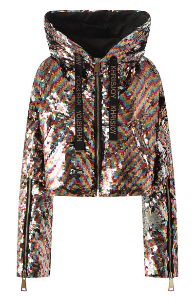 Женский пуховик с отделкой пайетками KHRISJOY, арт. KWF24R0604/PS0001