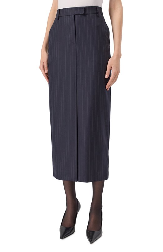 Шерстяная юбка OLOLOL OLSK097/2582.ST403 Синий  OLSK097/2582.ST403 Фото 3