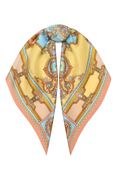 Шелковый платок faberge treasures RADICAL CHIC желтого цвета по цене 17940 руб., арт. 370731.07.02, фото 1 Шелковый платок faberge treasures RADICAL CHIC, арт. 370731.07.02, фото 1