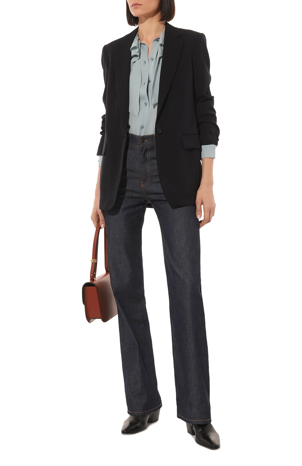 Шелковая блузка GUCCI, арт. 662332 ZAHGL, фото 2