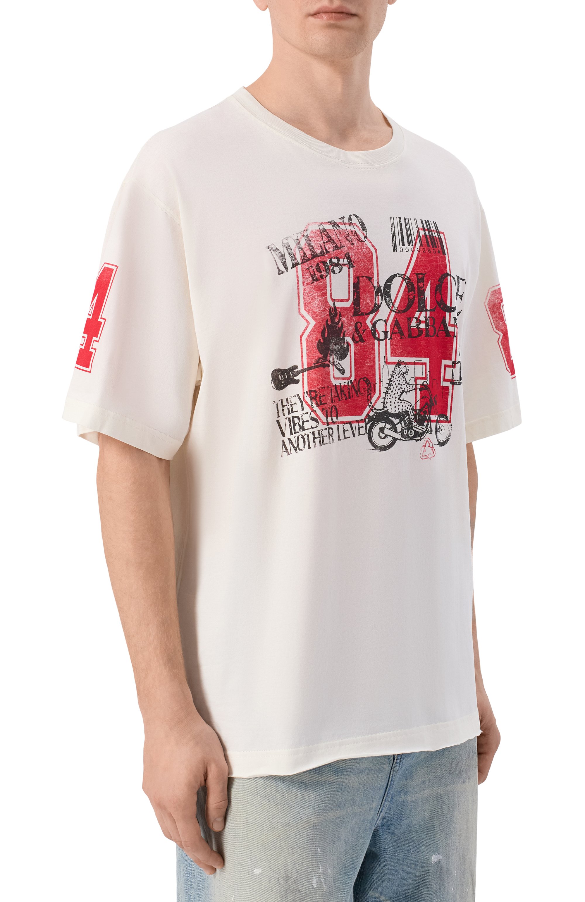 Хлопковая футб олка DOLCE & GABBANA, арт. G8PN9T/G7PQB, фото 3