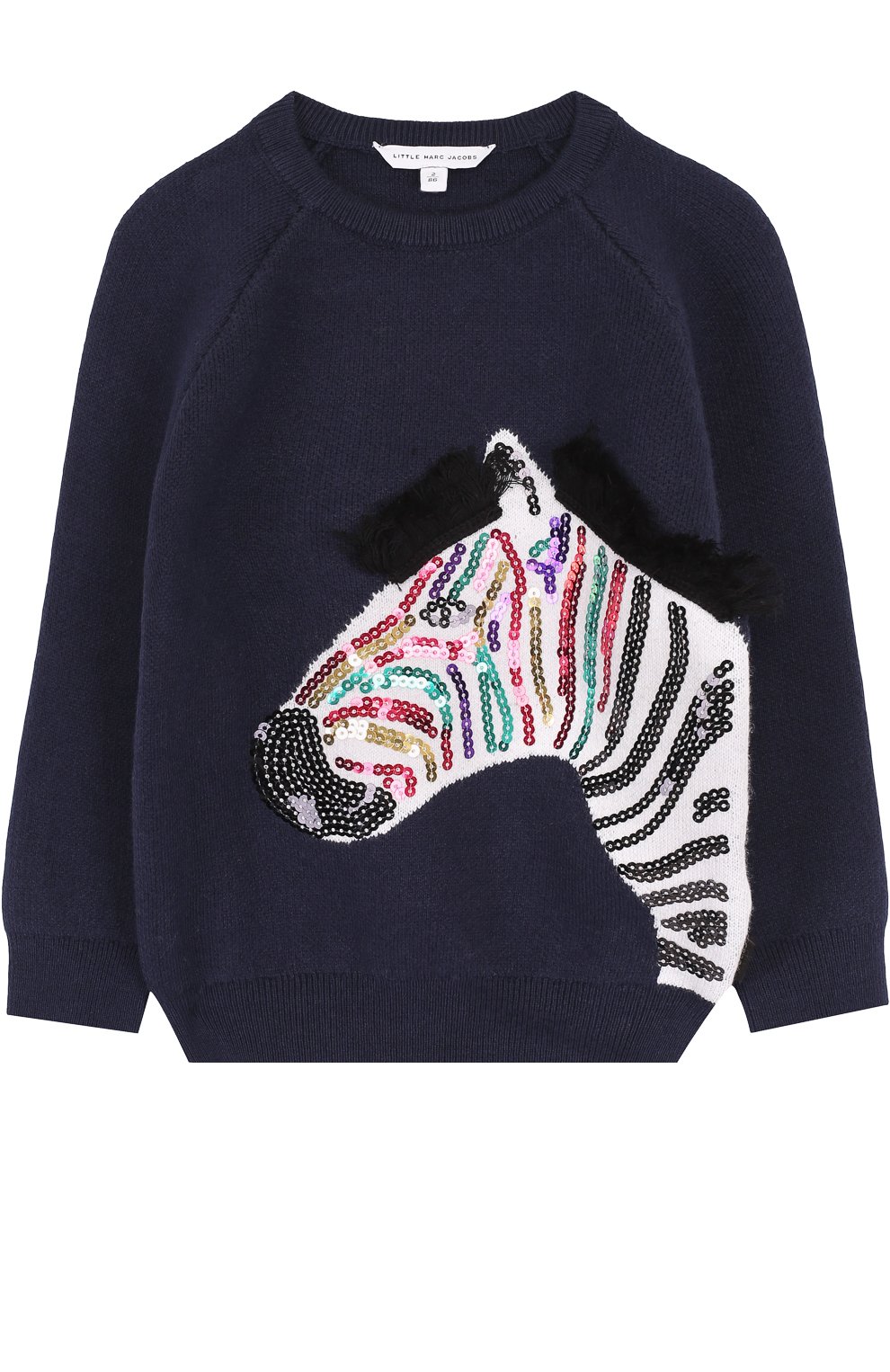 Свитер из хлопка и кашемира с принтом и пайетками MARC JACOBS (THE), арт. W15348/2A-5A, фото 1