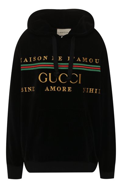 Женский хлопковое худи GUCCI, арт. 595773/XJBT1