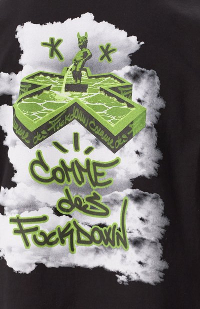 Хлопковая футболка COMME DES FUCKDOWN, арт. CFABM01590, фото 5