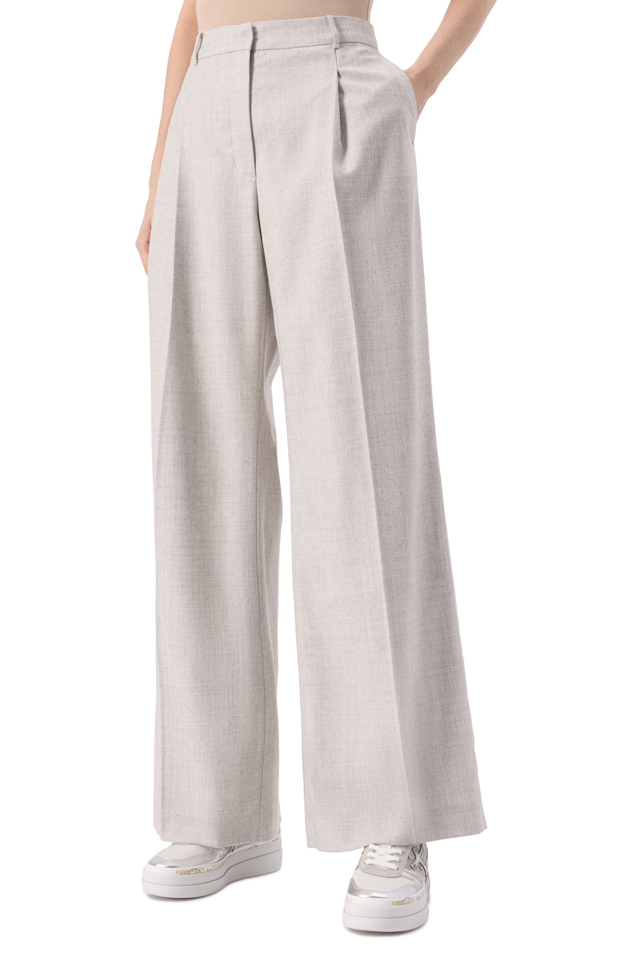 Брюки из шерсти и �кашемира FREEAGE, арт. WW25.PT123.3080.109, фото 3