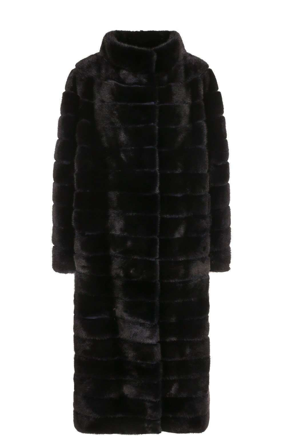 Шуба из меха норки с воротником-стойкой YVES SALOMON, арт. 9WYM27620VMLX, фото 1