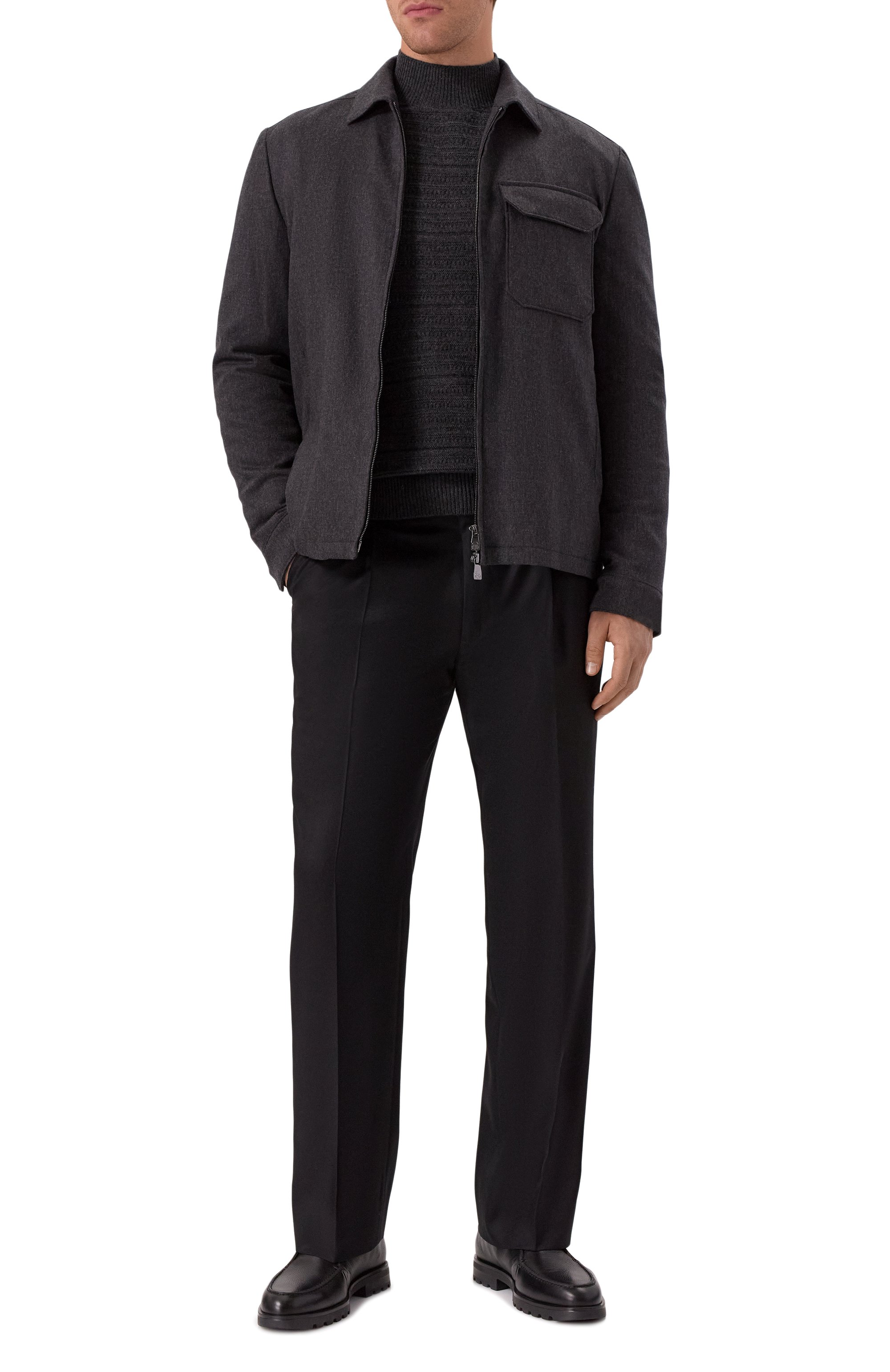 Шерстяные брюки CORNELIANI, арт. 264L26-2618111, фото 2