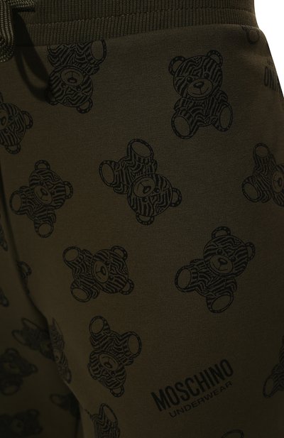 Хлопковые джоггеры MOSCHINO, арт. A4318/9010, фото 5