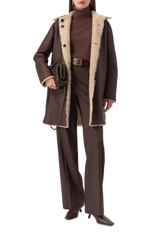 Двусторонняя дубленка Kiton D58674K0545F01 Коричневый  D58674K0545F01 Фото 2