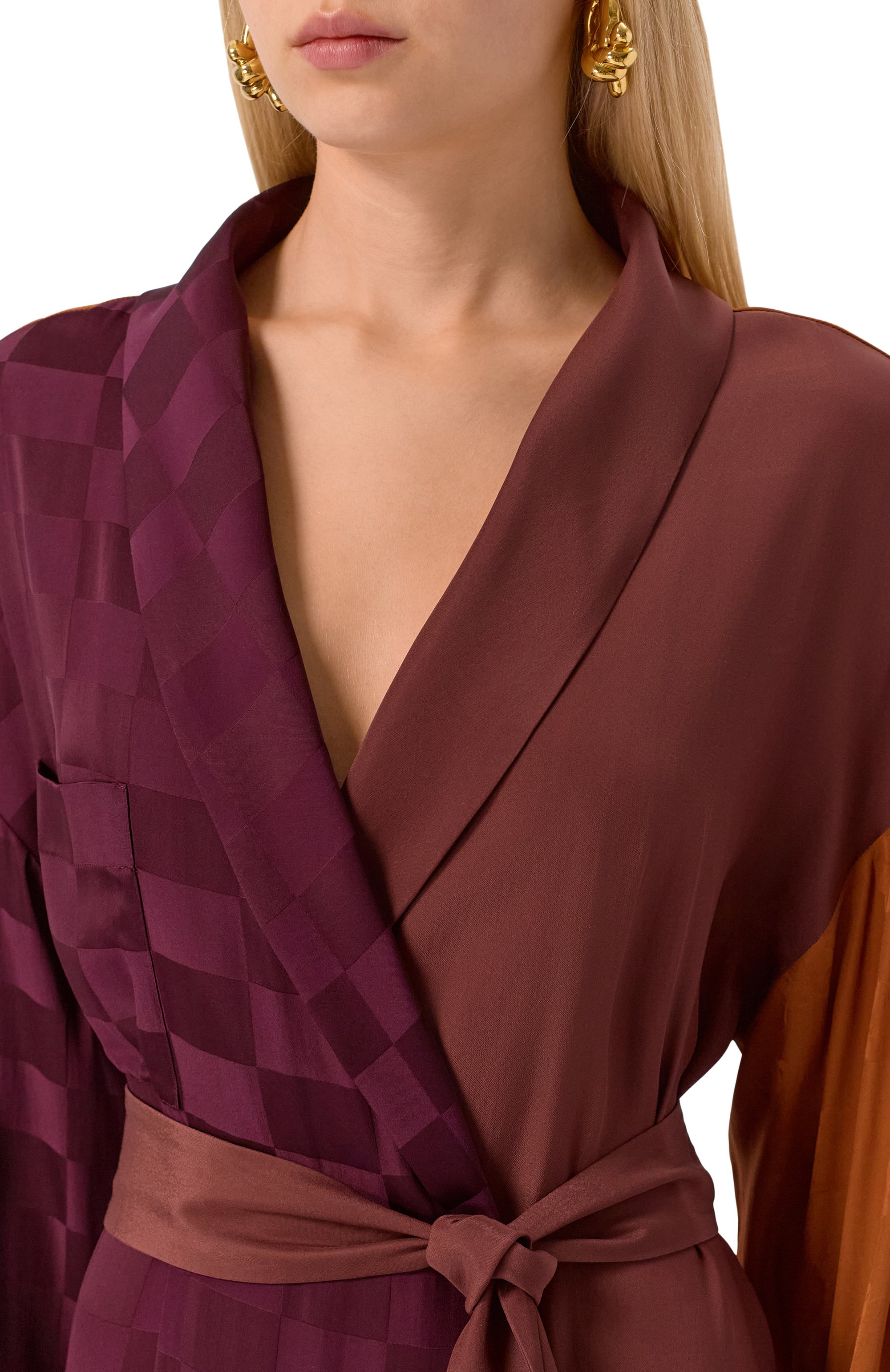 Платье из вискозы и шелка MOSCHINO, арт. A0617/5535, фото 4