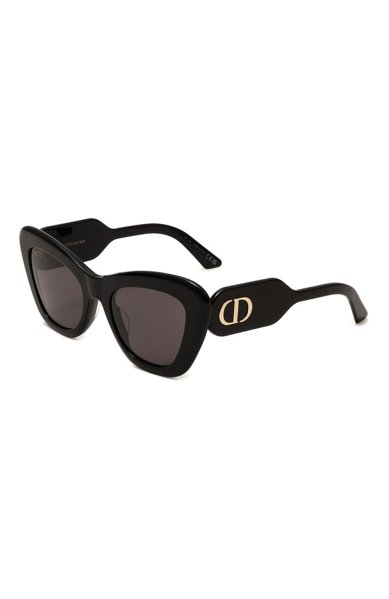 Женские солнцезащитные очки DIOR EYEWEAR черного цвета, арт. DI0RB0BBY B1U 10A0 | Фото 1 (Тип очков: С/з; Нос: Не проставлено; Региональные ограничения белый список (Axapta Mercury): Не проставлено; Материал: Пластик; Оптика Гендер: оптика-женское; Очки форма: Бабочка)