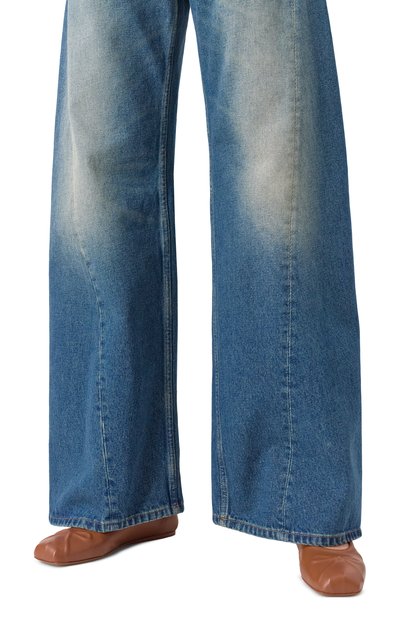 Кожаные балетки little bow MARNI, арт. BAMS004700/P3628, фото 3