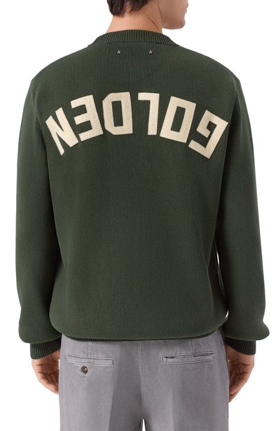 Хлопковый свитер GOLDEN GOOSE DELUXE BRAND, арт. GMP00841.P001972, фото 4
