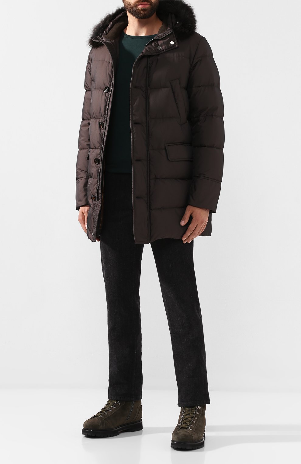 Замшевые ботинки SANTONI, арт. MBSN21255NE0PHBCV50, фото 2