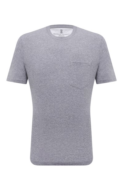 Мужская хлопковая футболка BRUNELLO CUCINELLI, арт. M0T717197