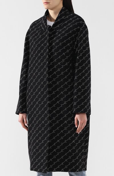 Шерстяное пальто STELLA MCCARTNEY черного цвета по цене 176500 руб., арт. 549674/SMB11, фото 3 Шерстяное пальто STELLA MCCARTNEY, арт. 549674/SMB11, фото 3