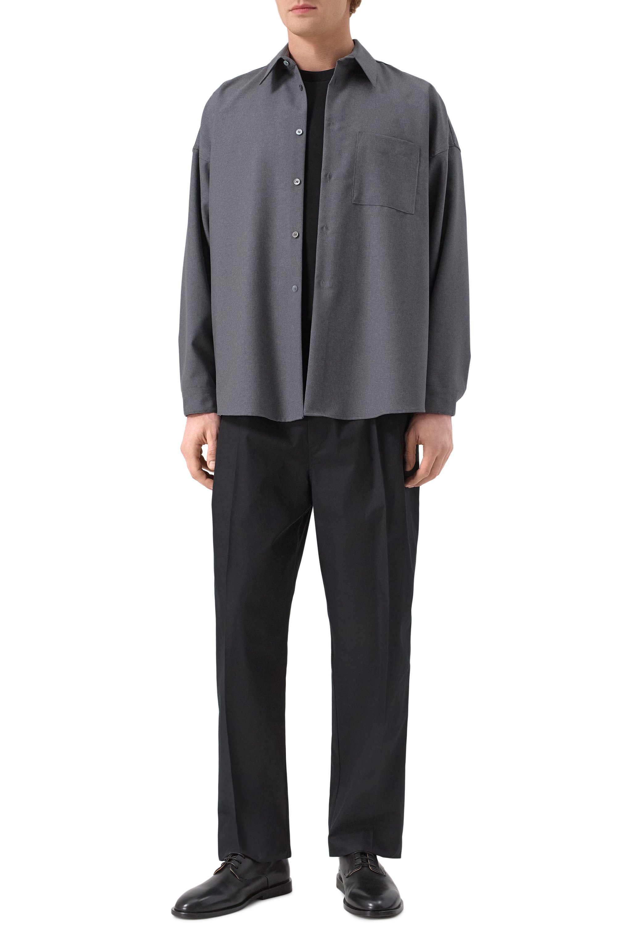 Шерстяная рубашка MARNI, арт. CUMU0061A3/TW839, фото 2