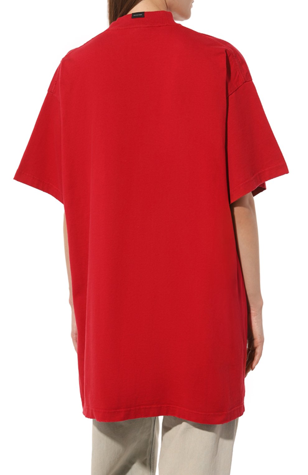 Хлопковая футболка BALENCIAGA, арт. 739028/TPVE2, фото 4