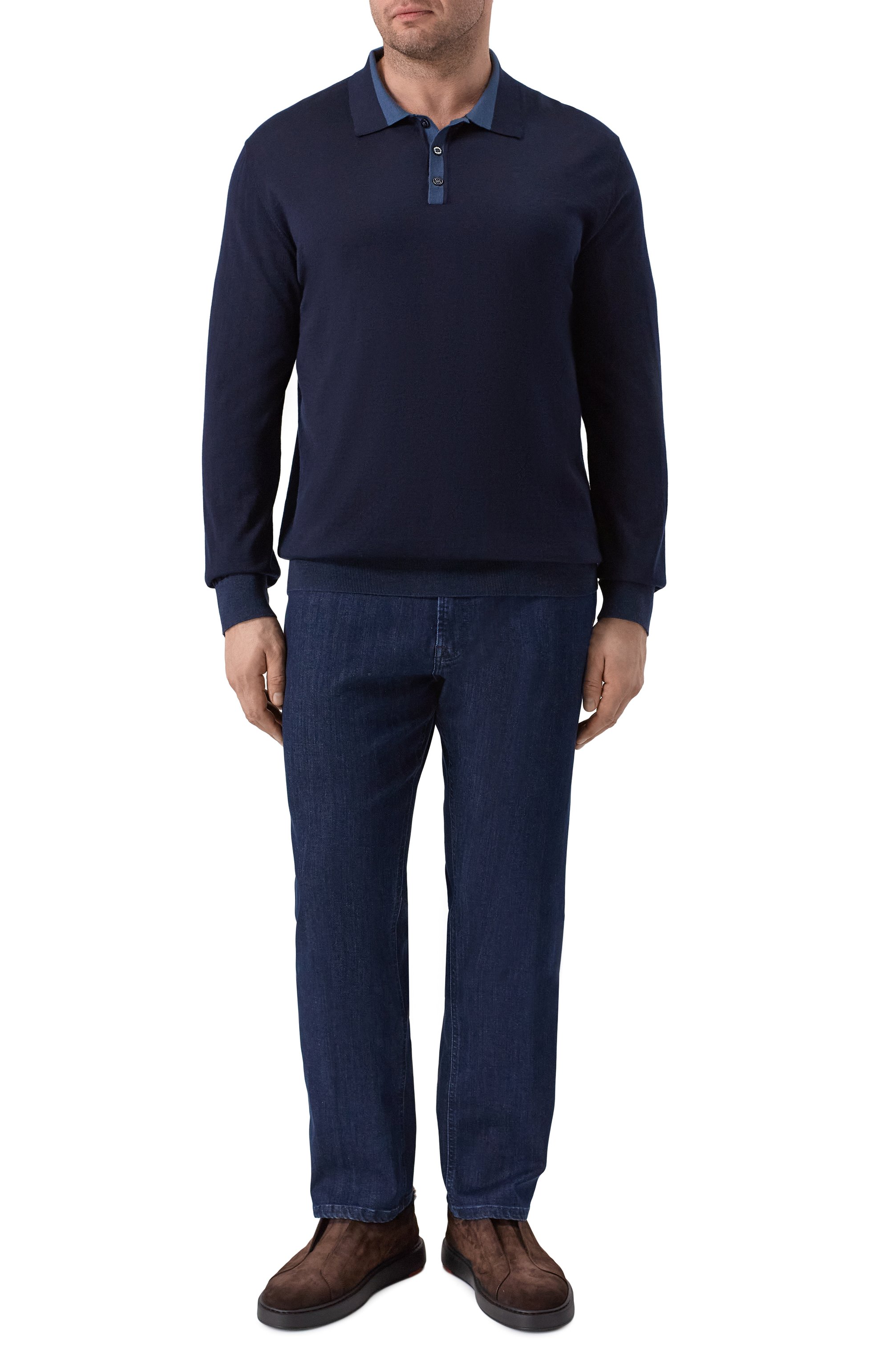 Поло из кашемира и шелка ZILLI, арт. KBP001M0342VMIC03_001, фото 2