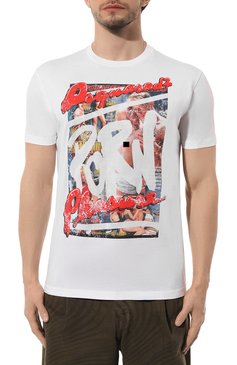 Хлопковая футболка DSQUARED2, арт. S71GD1407, фото 1