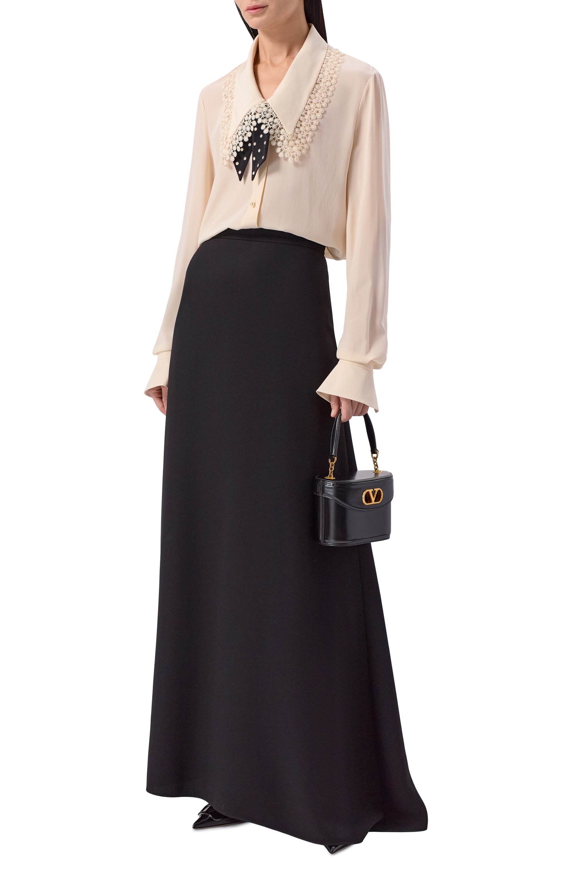 Шелковая блузка VALENTINO, арт. 8B3AB855/21B, фото 2