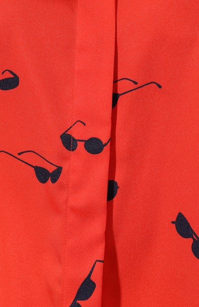 Рубашка с принтом VICTORIA, VICTORIA BECKHAM красного цвета по цене 35100 руб., арт. SHVV 142A PSS19 PRINTED P0LY TWILL, фото 5 Рубашка с принтом VICTORIA, VICTORIA BECKHAM, арт. SHVV 142A PSS19 PRINTED P0LY TWILL, фото 5