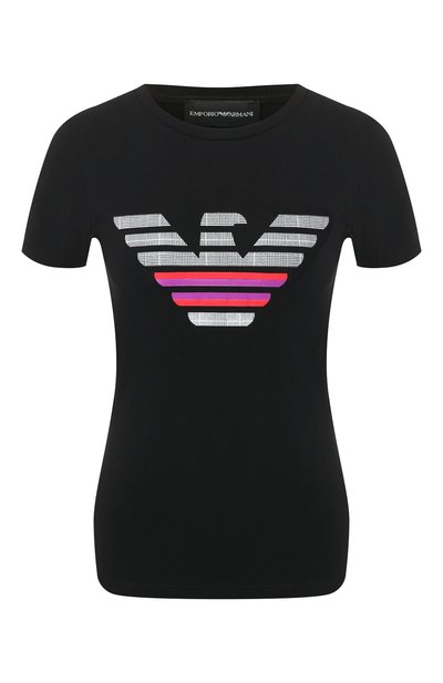 Женская хлопковая футболка EMPORIO ARMANI, арт. 3H2T8A/2J07Z