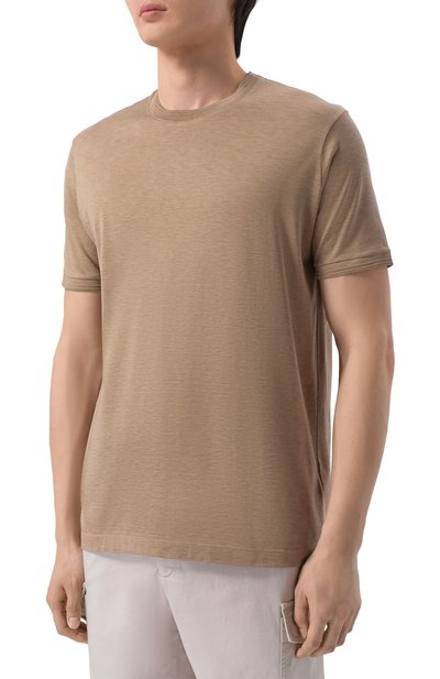 Футболка из шелка и хлопка PAUL&SHARK, арт. 25411008, фото 3