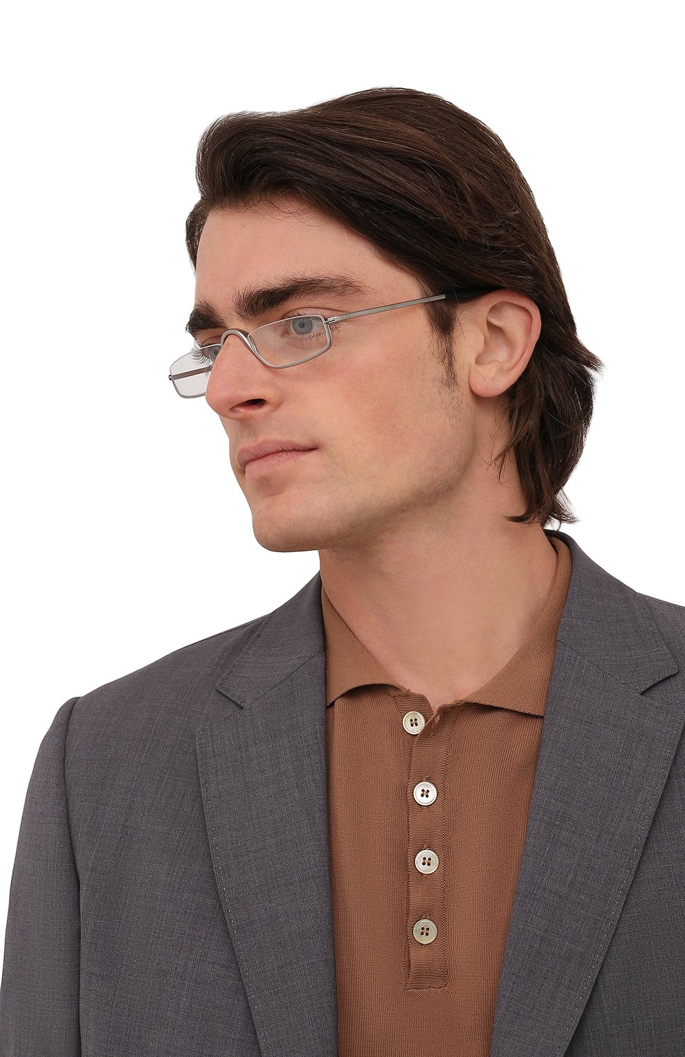 Оправа PORSCHE DESIGN серебряного цвета по цене 36500 руб., арт. 8002-B, фото 3 Оправа PORSCHE DESIGN, арт. 8002-B, фото 3