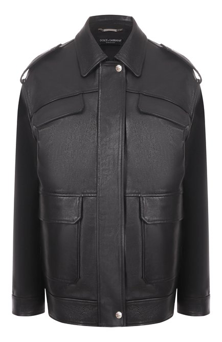 Женская кожаная куртка DOLCE & GABBANA, арт. F9S77L/HULV0