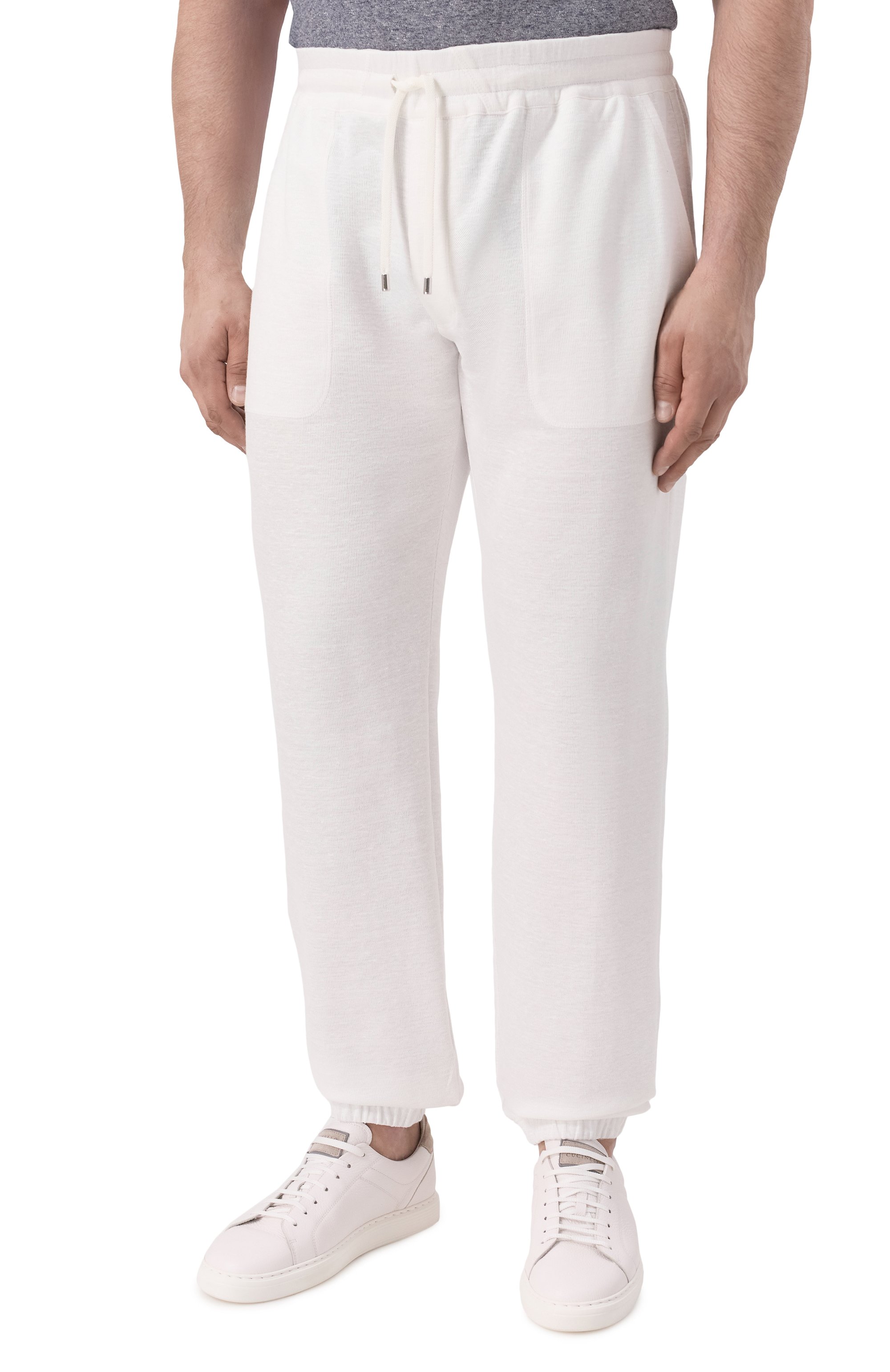 Джоггеры изо льна и хлопка CORTIGIANI, арт. 2AF4621, фото 3