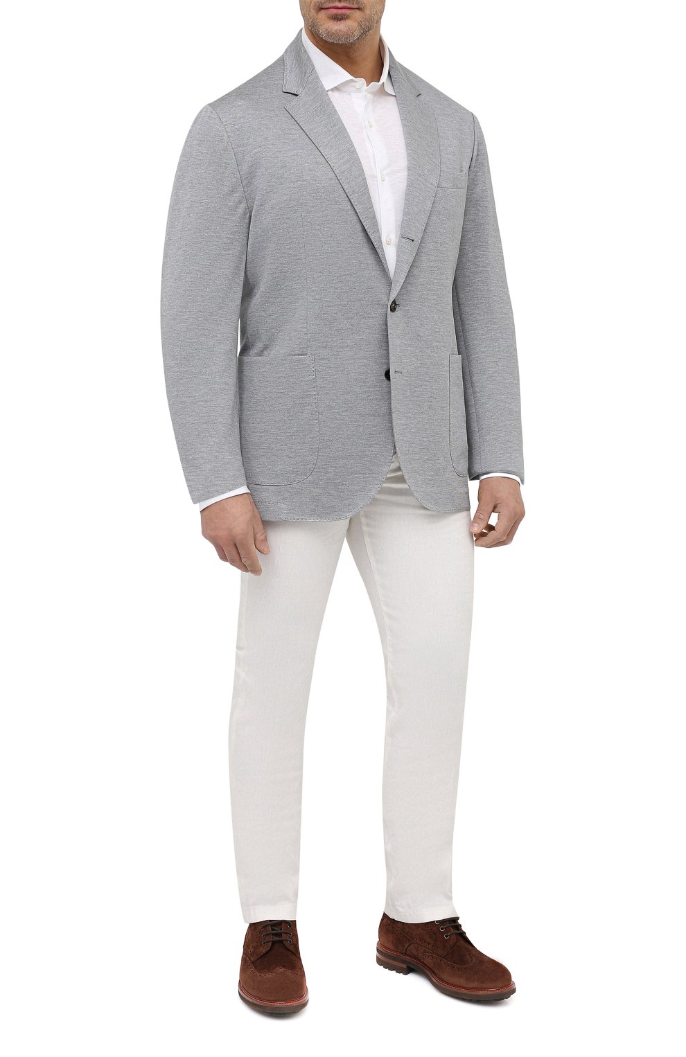 Хлопковая рубашка LORO PIANA, арт. FAI5693, фото 2