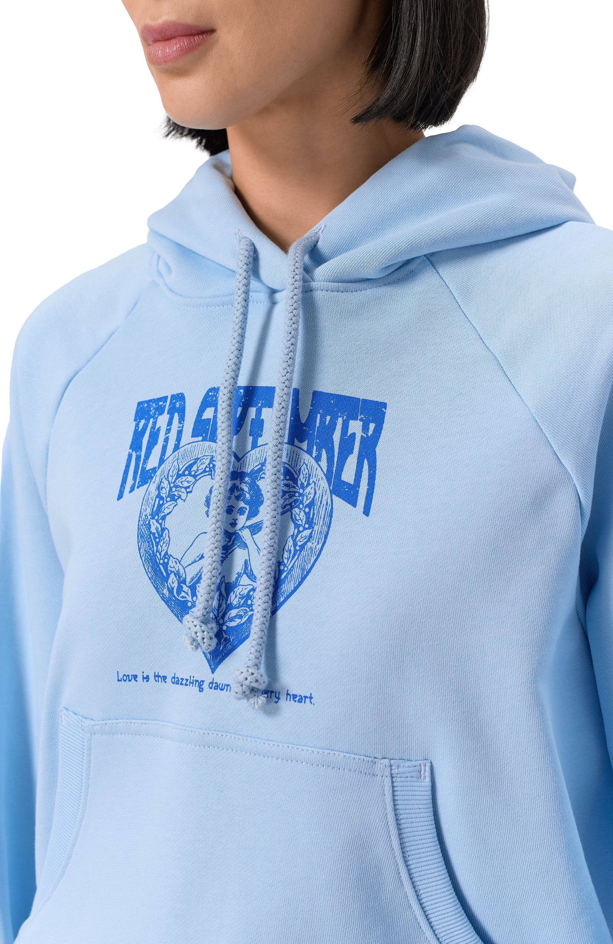 Хлопковое худи RED SEPTEMBER голубого цвета по цене 17000 руб., арт. 225.02.HDY32.43, фото 5 Хлопковое худи RED SEPTEMBER, арт. 225.02.HDY32.43, фото 5