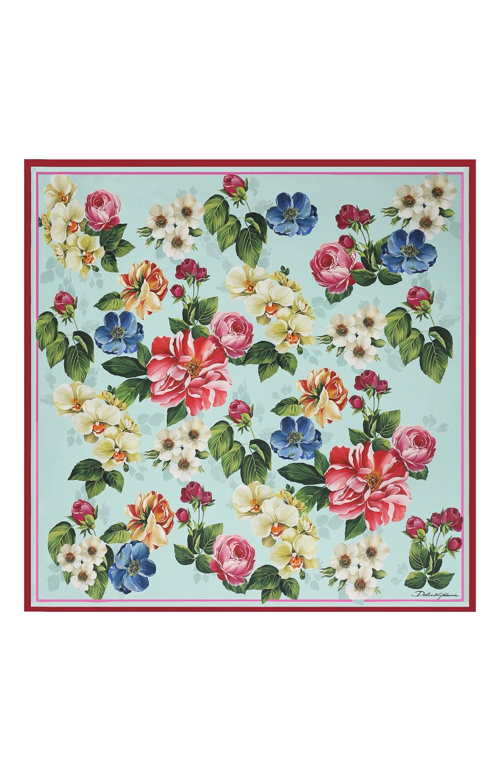 Шелковый платок DOLCE & GABBANA, арт. FN092R/GDS50, фото 3