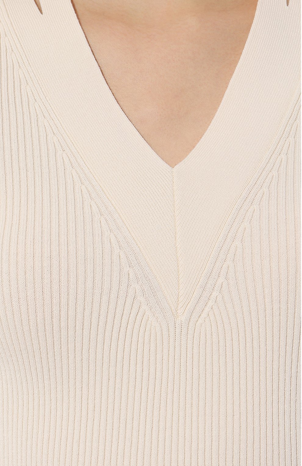 Топ из вискозы BOSS белого цвета по цене 22450 руб., арт. 50512919, фото 5 Топ из вискозы BOSS, арт. 50512919, фото 5