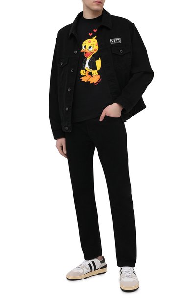 Хлопковая футболка DOMREBEL черного цвета по цене 13200 руб., арт. KISSES/T-SHIRT, фото 2 Хлопковая футболка DOMREBEL, арт. KISSES/T-SHIRT, фото 2