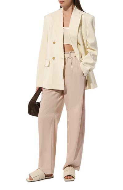 Женские хлопковые брюки BRUNELLO CUCINELLI, арт. ML949B1349