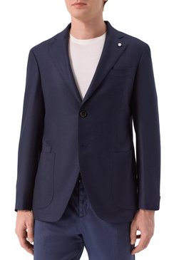 Пиджак из шерсти и шелка LUIGI BIANCHI, арт. 2564/52003, фото 5