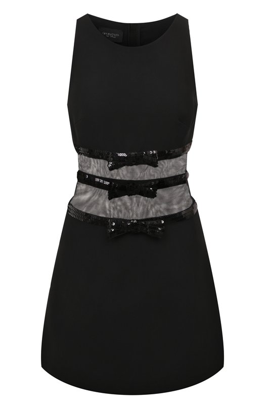Платье из вискозы Giambattista Valli 24FWSVCA5058-88J0K Чёрный 24FWSVCA5058-88J0K