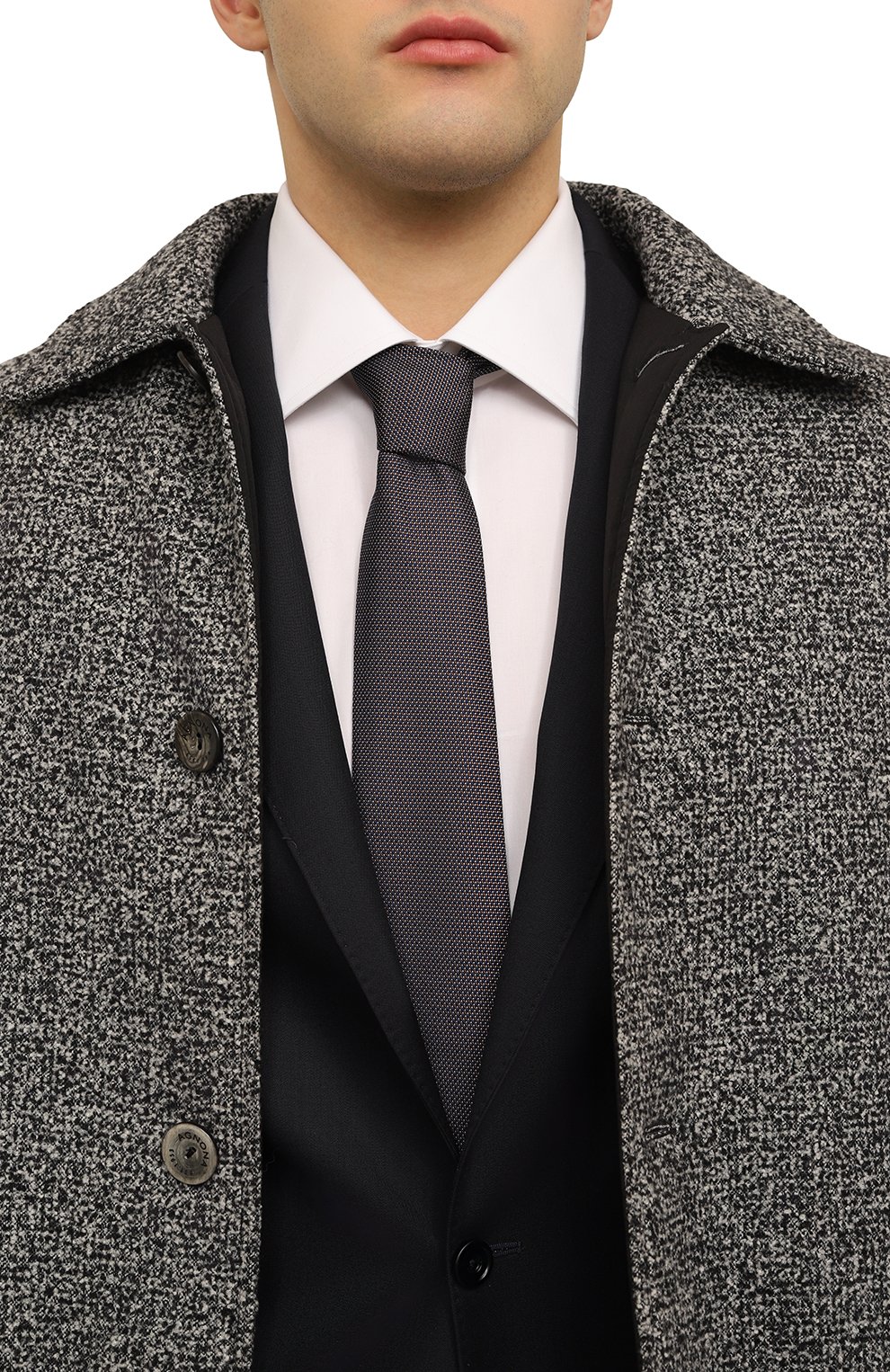 Шелковый галстук CORNELIANI, арт. 93U302-9320311, фото 2