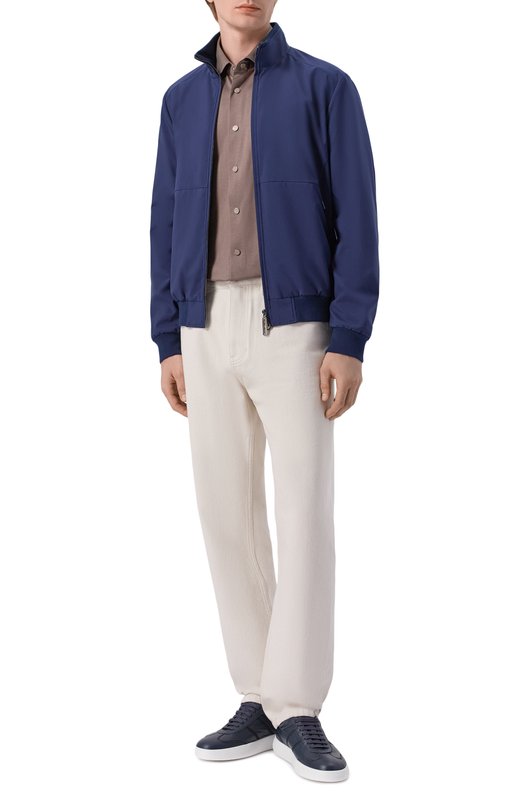 Хлопковая рубашка Kiton UMCNERHH09665 Коричневый  UMCNERHH09665 Фото 2