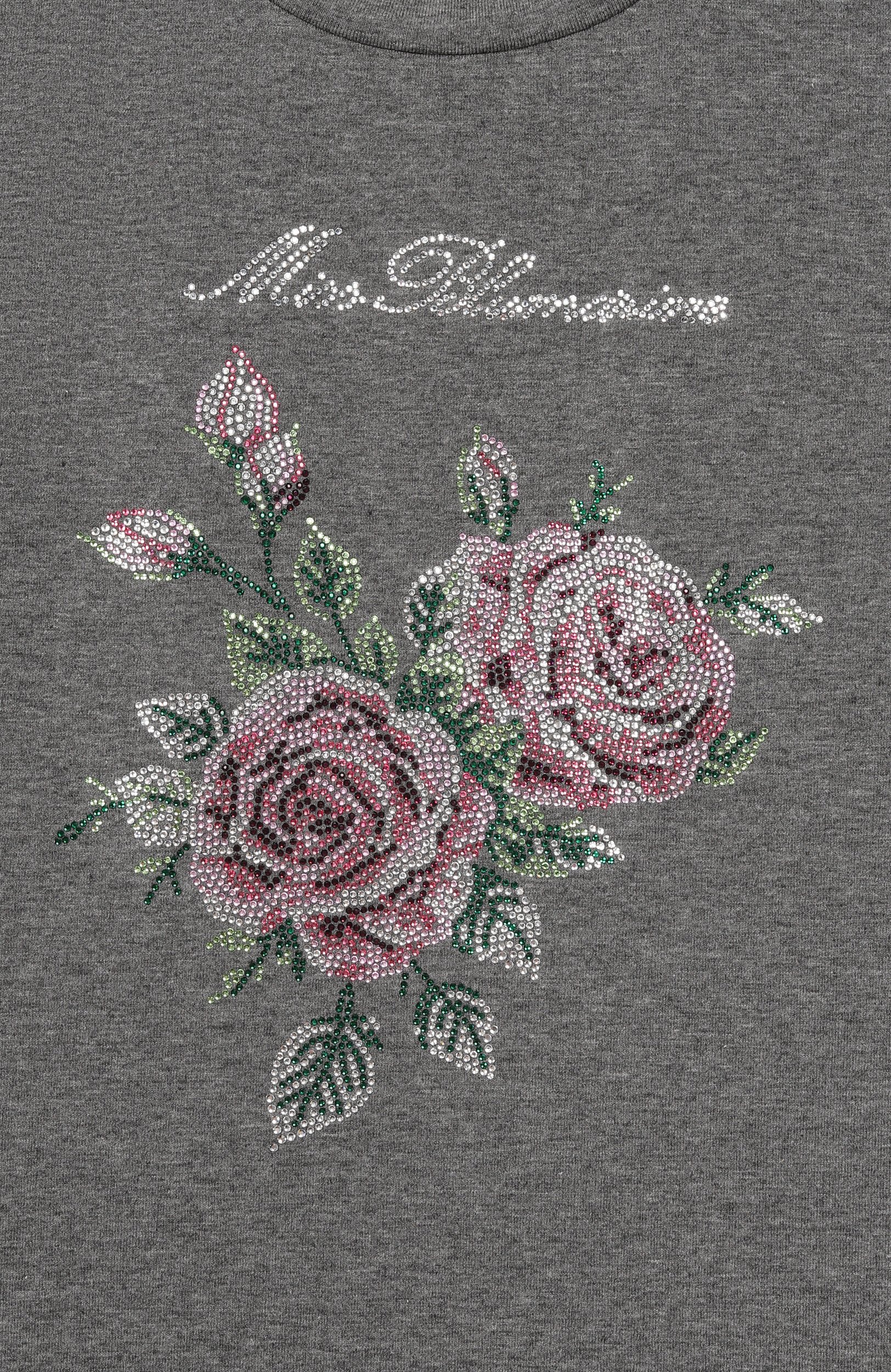 Хлопковая футболка BLUMARINE, арт. BFTS0420/JF031, фото 3