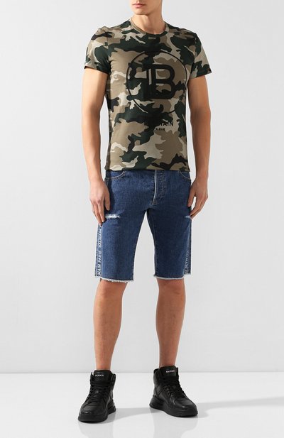 Джинсовые шорты BALMAIN, арт. TH15429/Z081, фото 2