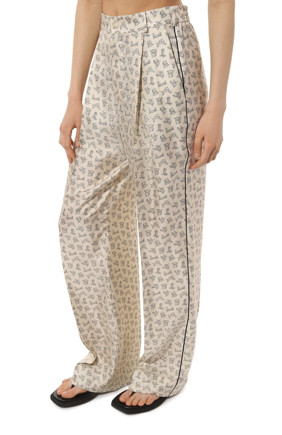 Шелковые брюки GOOROO, арт. P005-2000-9912-S23, фото 3