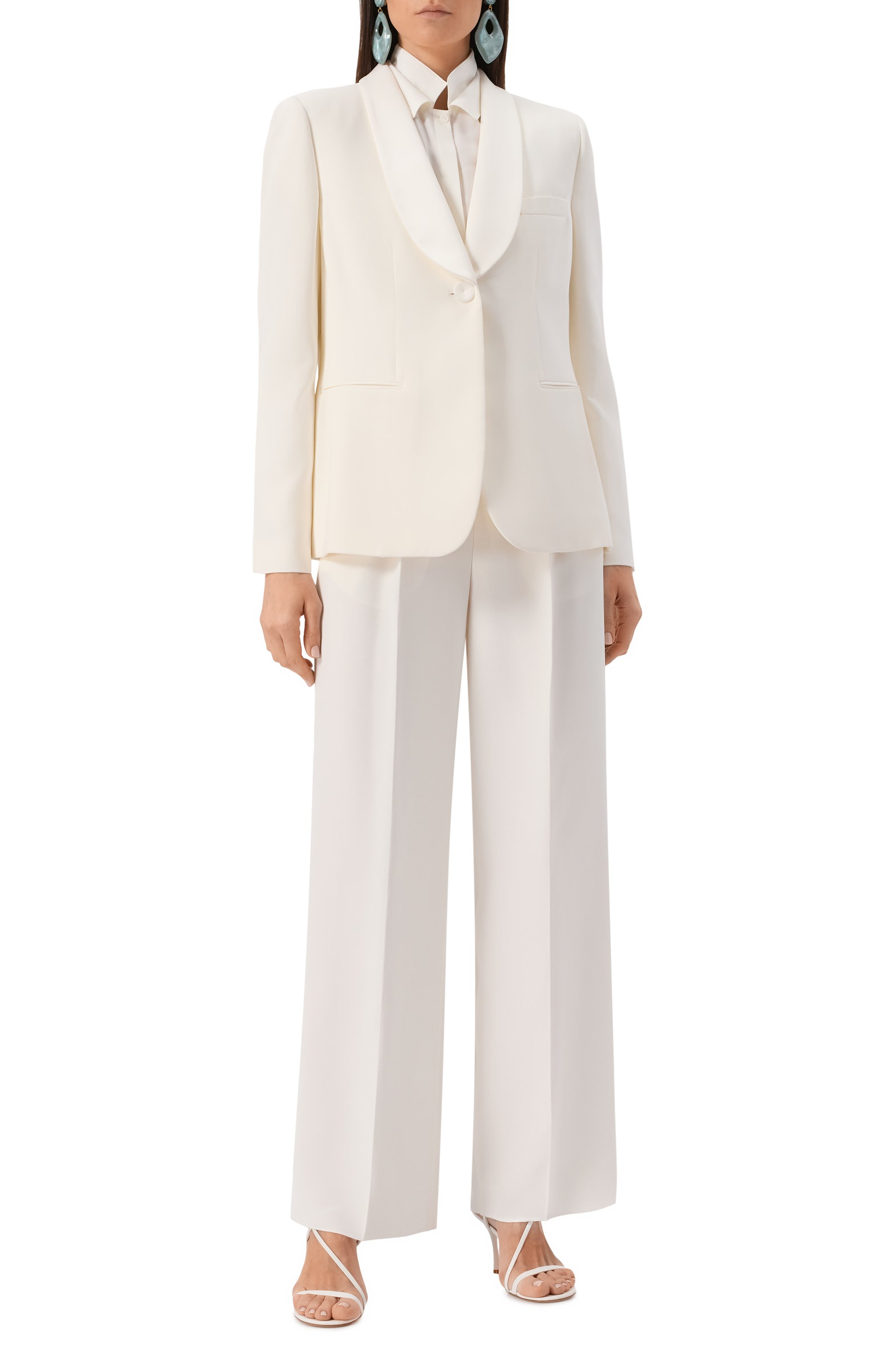 Шелковые брюки GIORGIO ARMANI, арт. GW001562/TE16469, фото 2