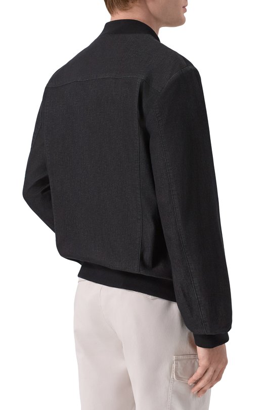 Джинсовый бомбер MVST M26.CSM.0402/T38BK Серый  M26.CSM.0402/T38BK Фото 4