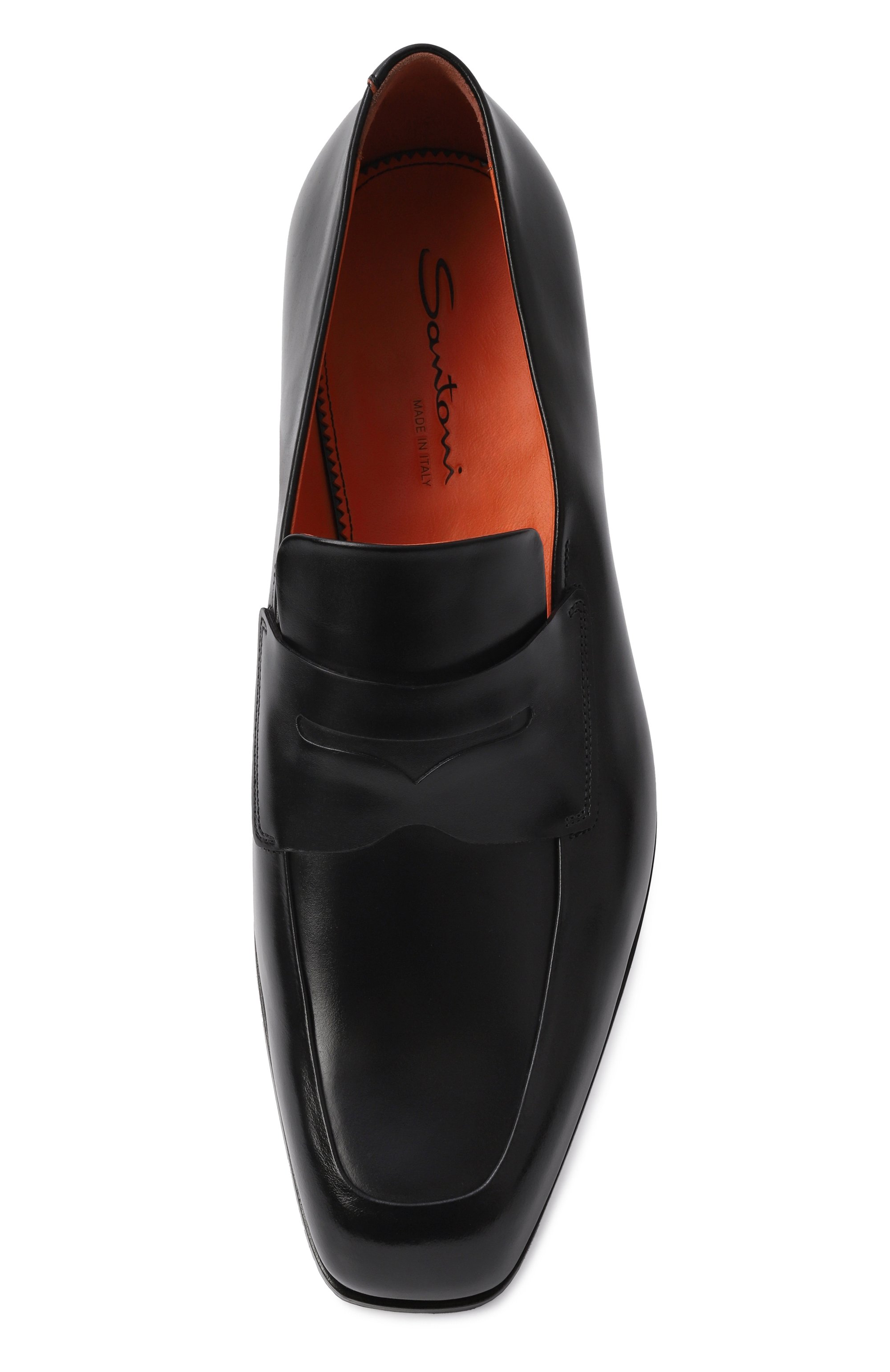 Кожаные пенни-лоферы brando SANTONI, арт. MCBG19173BJ1GNTG, фото 6