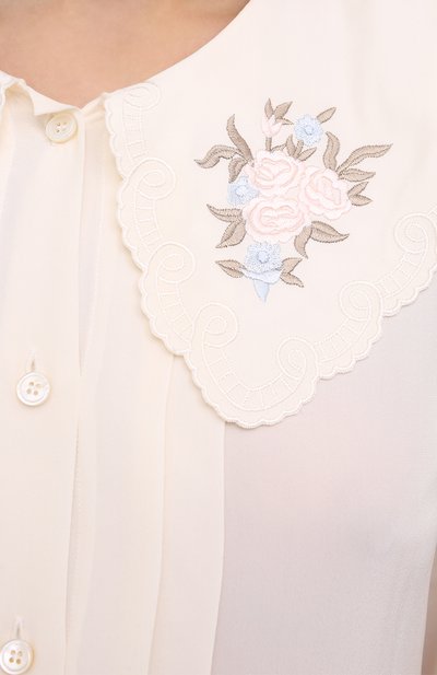 Шелковая блузка ALESSANDRA RICH, арт. FAB2314-F3057, фото 5